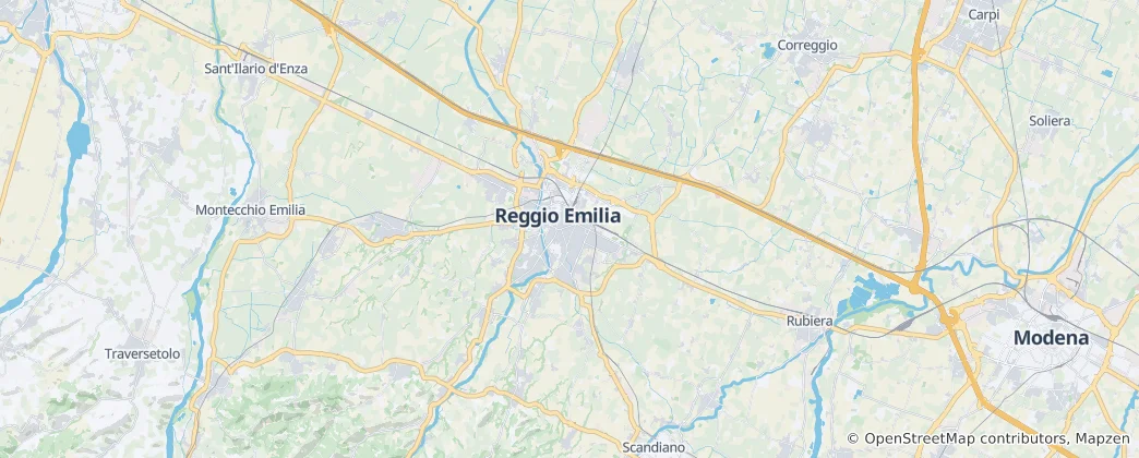 Reggio nell'Emilia 지도