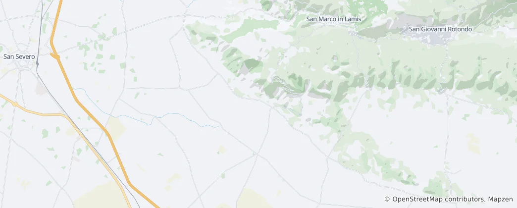 Mappa di Rignano Garganico
