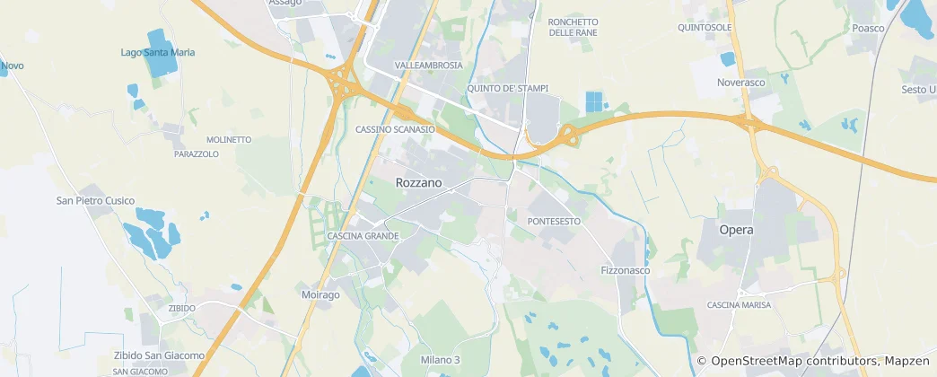 Carte de Rozzano