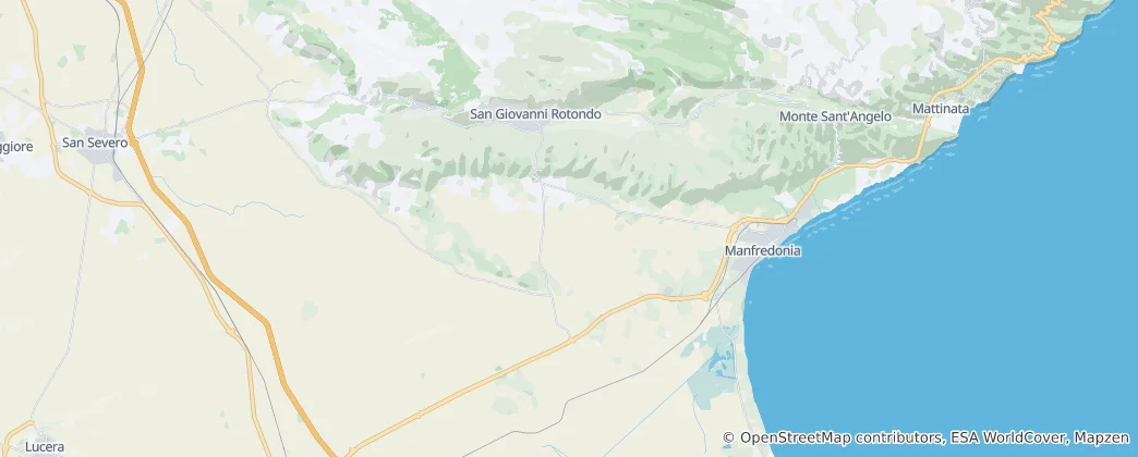 Mappa di San Giovanni Rotondo