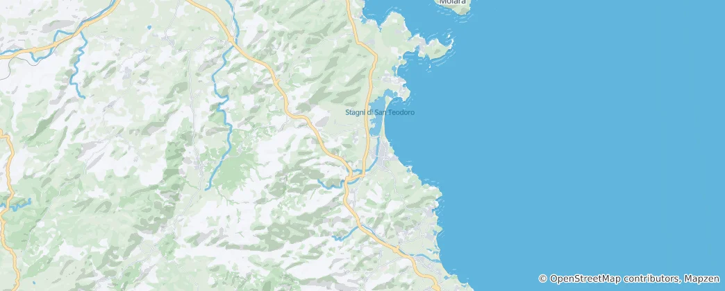 San Teodoro Haritası