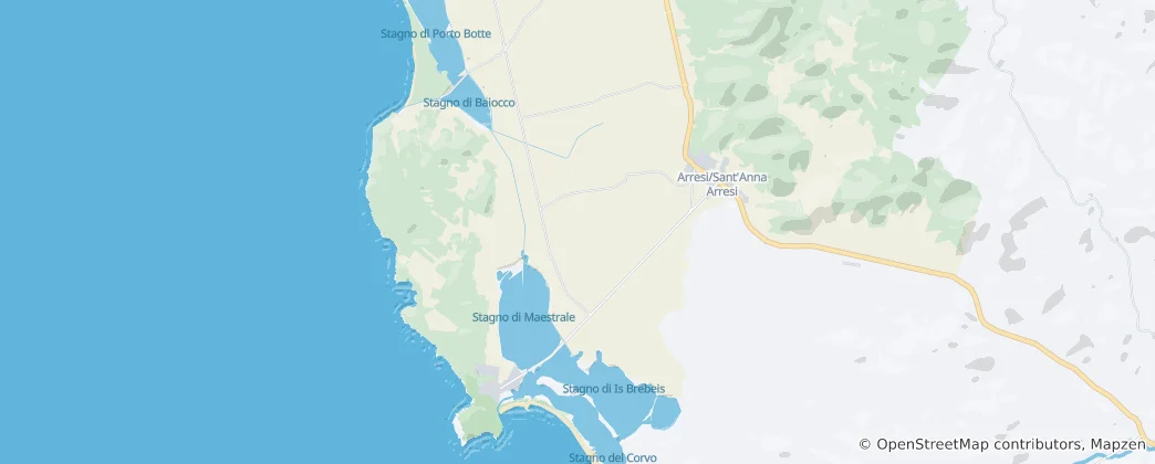 Mapa Sant'Anna Arresi