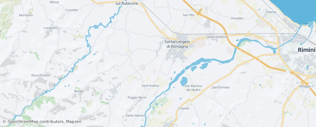 圣阿尔坎杰洛-迪罗马涅 — 地图