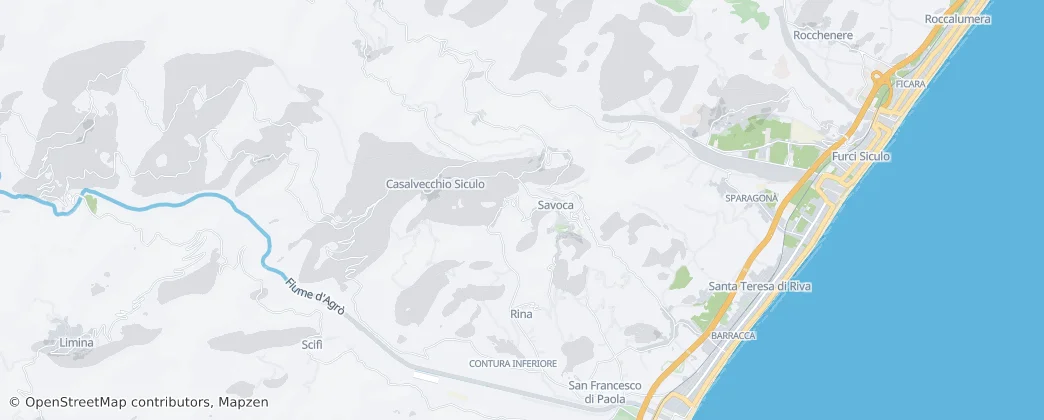 Savoca — Harita