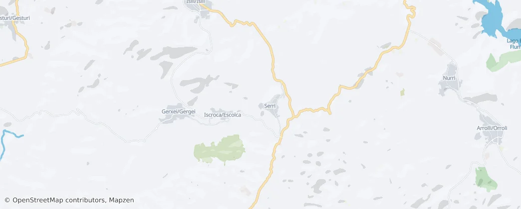 Serri — mapa