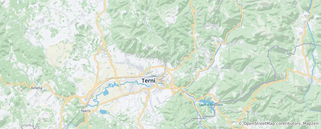 Mapa Terni