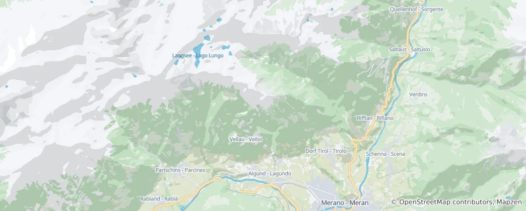 Mapa Tirol