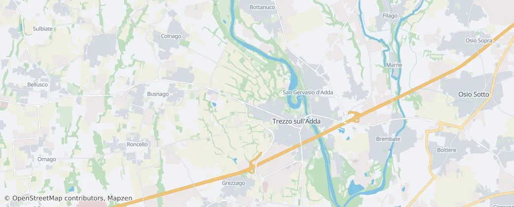 Trezzo sull'Adda — Map