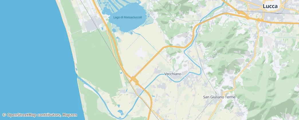 Vecchiano — mapa