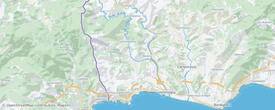 Ventimiglia — mapa
