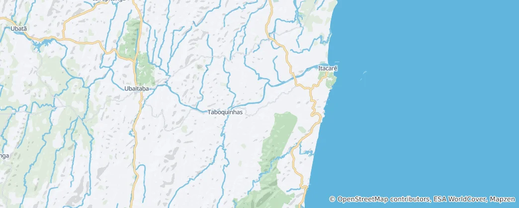 Mapa Itacaré