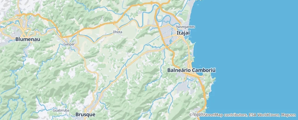 Mapa De Itajaí