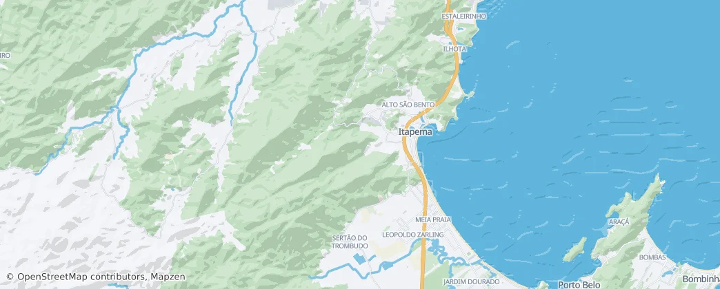 Itapema — Mapa