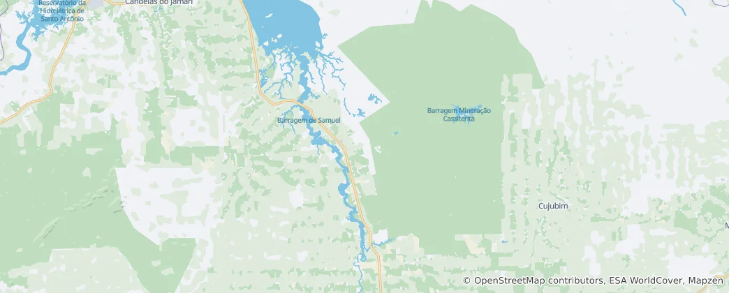 Térkép: Itapuã do Oeste