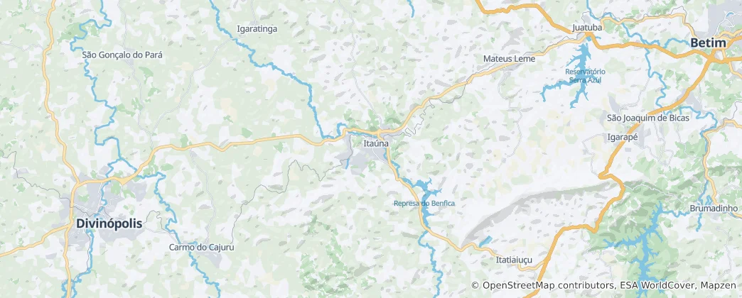 Itaúna 地图