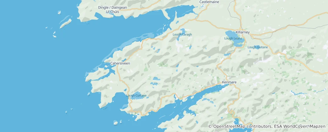 Mappa di Iveragh
