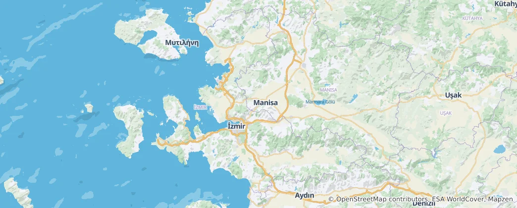 Mapa De Provincia de Esmirna