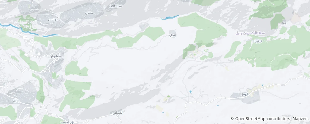 Jabal Moussa Biosphere Reserve Haritası