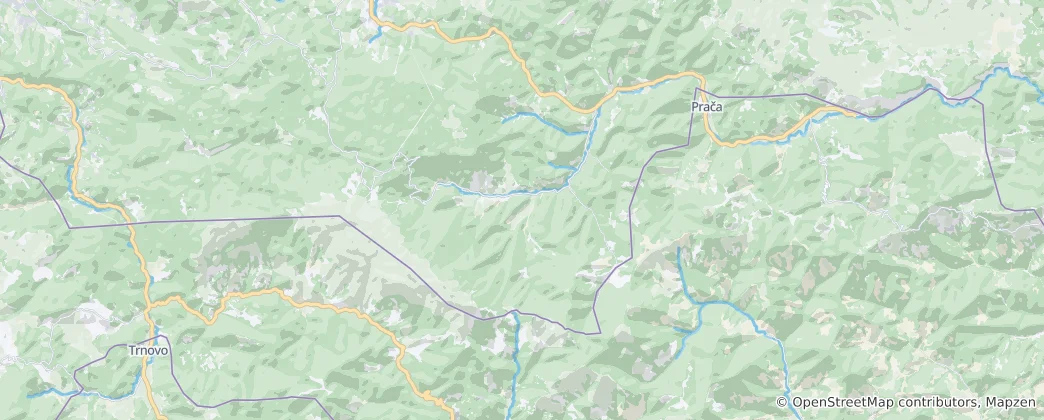Mappa di Jahorina