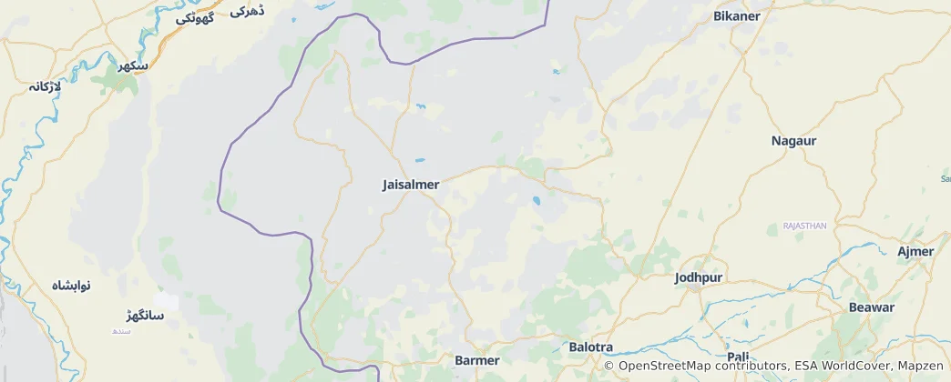 Map of Jaisalmer