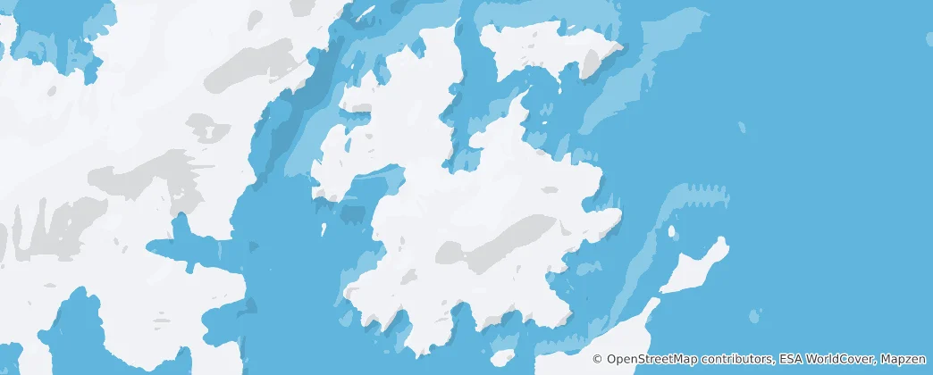 Mapa Ostrov Jamese Rosse
