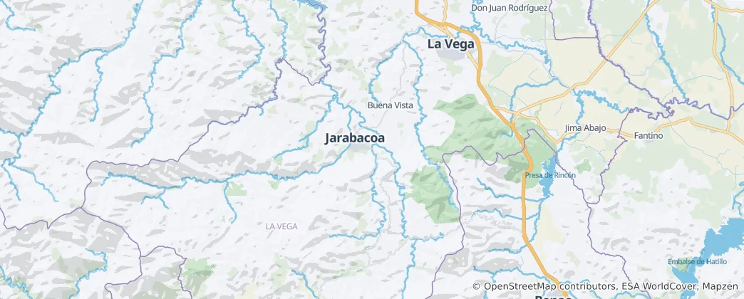Map of Jarabacoa