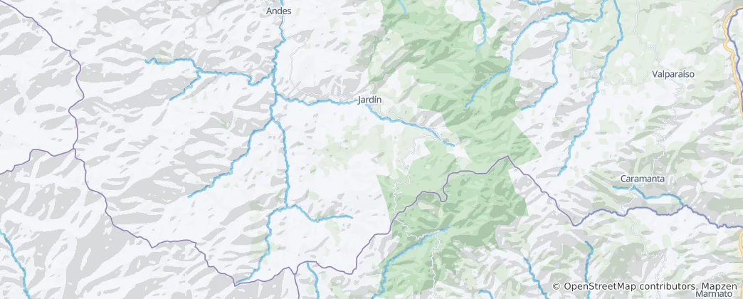 Map of Jardín
