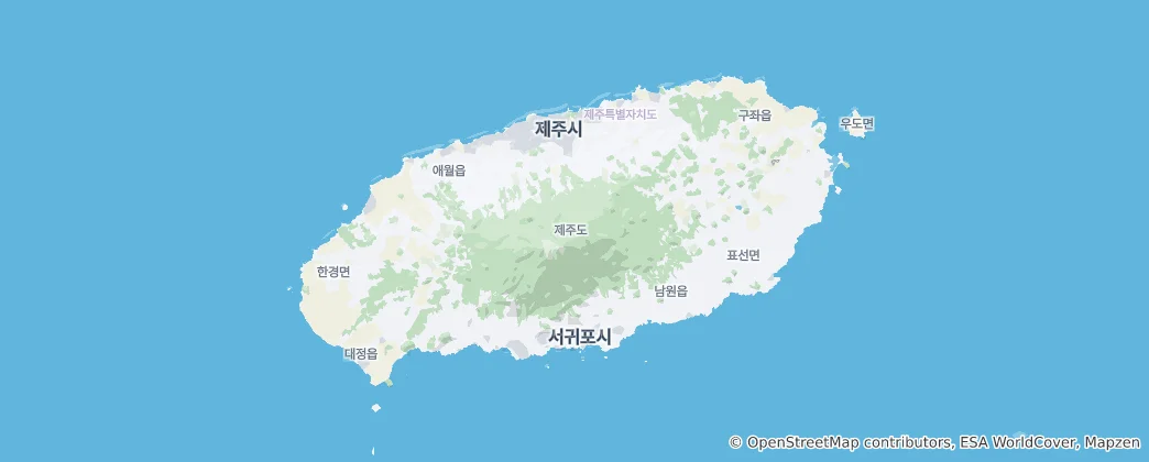 Map of Jeju Island
