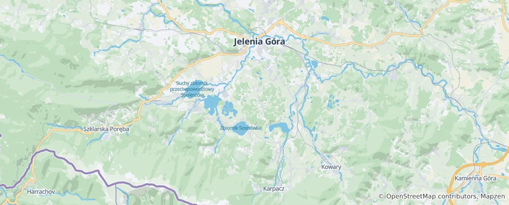Térkép: Jelenia Góra