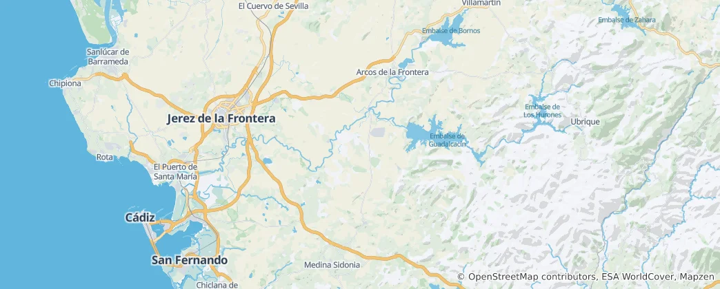 Mapa Jerez de la Frontera