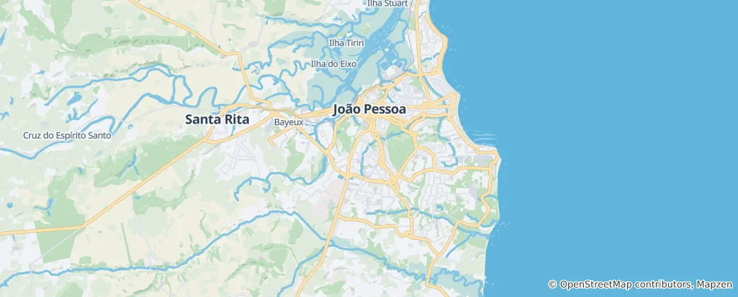 Mappa di João Pessoa