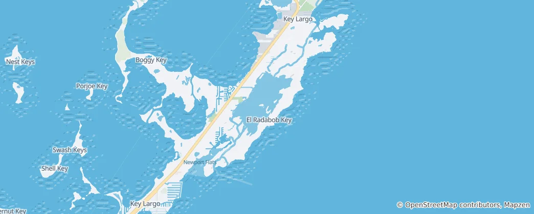 Mappa di John Pennekamp Coral Reef State Park