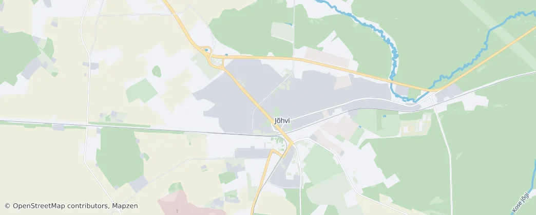 Jõhvi — Mapa