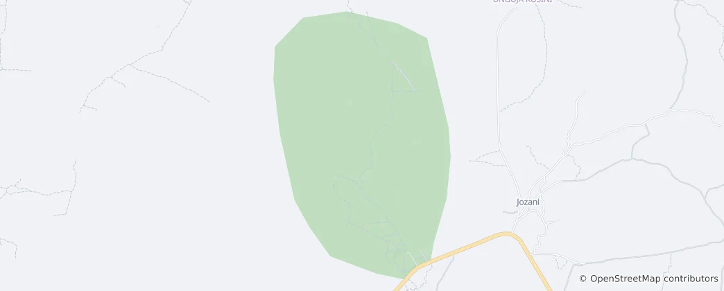 Karte von Jozani Forest