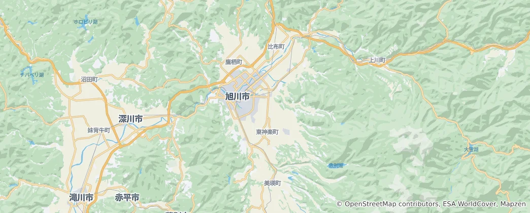 Mapa Aashikawa