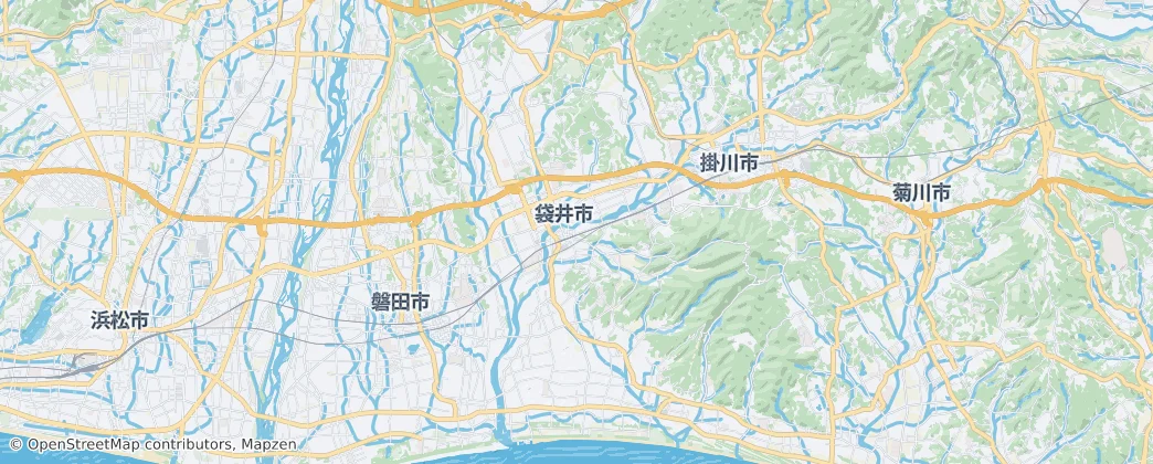 Fukuroi — Mapa