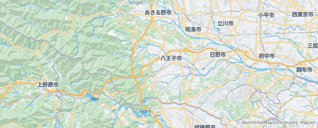 Map of Hachioji