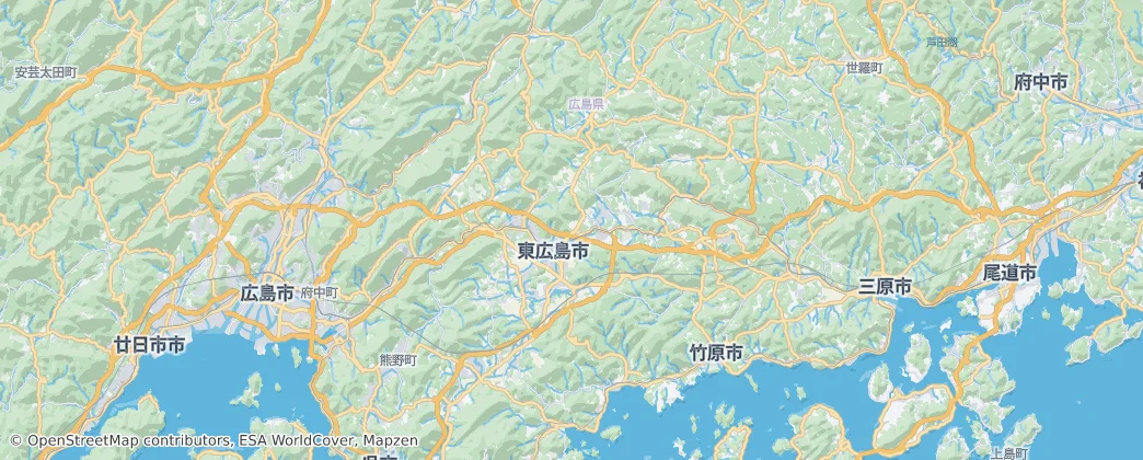 東廣島市 — 地图