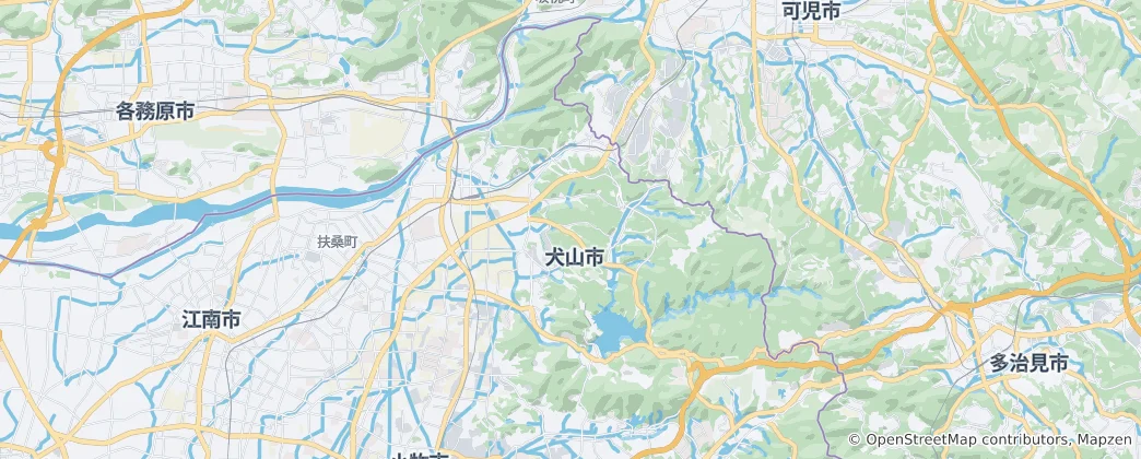 Map of Inuyama