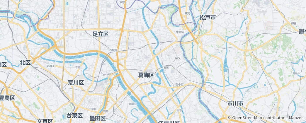 Map of Katsushika