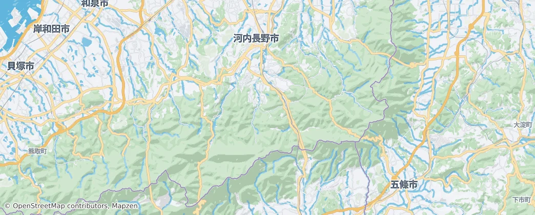 Kawachinagano — mapa