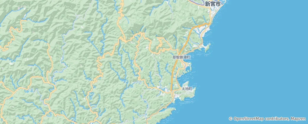 Mappa di Nachikatsuura