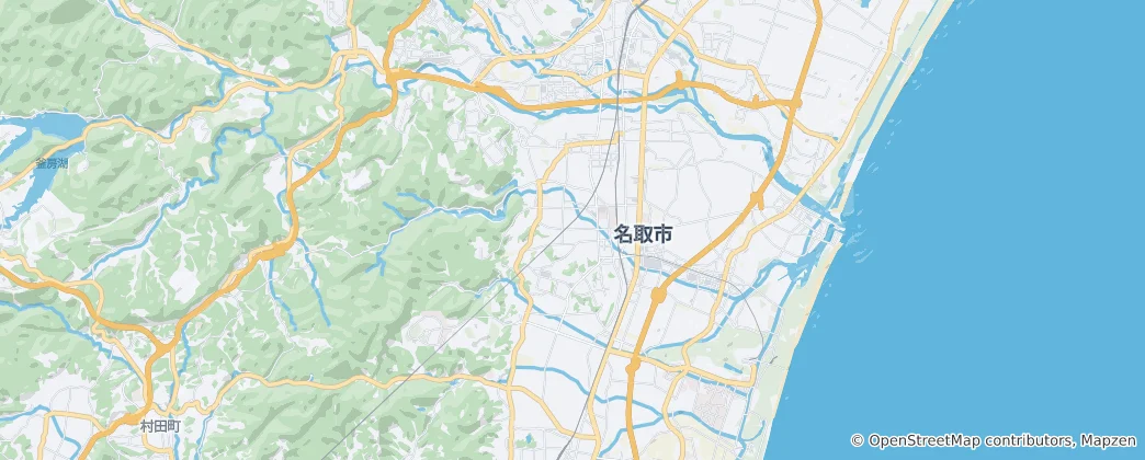 Mapa Natori