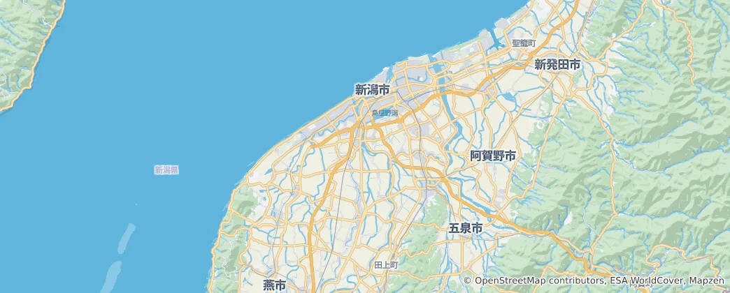 Map of Niigata