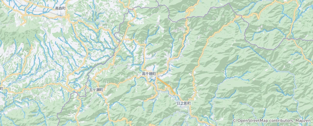Mappa di Takachiho