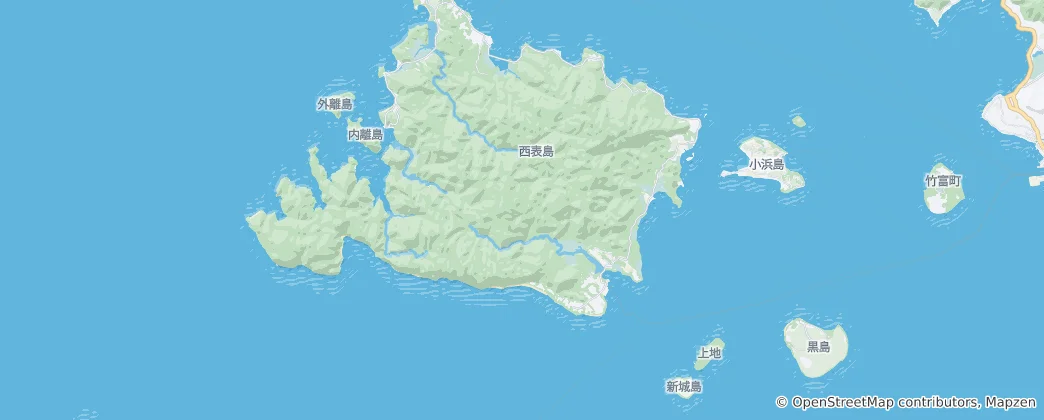Mapa Taketomi