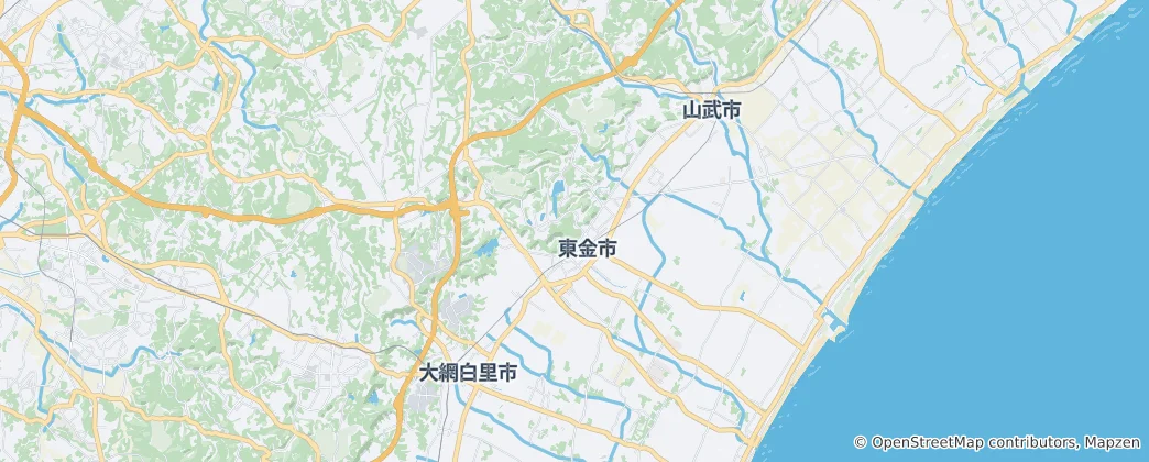 Mapa Toogane
