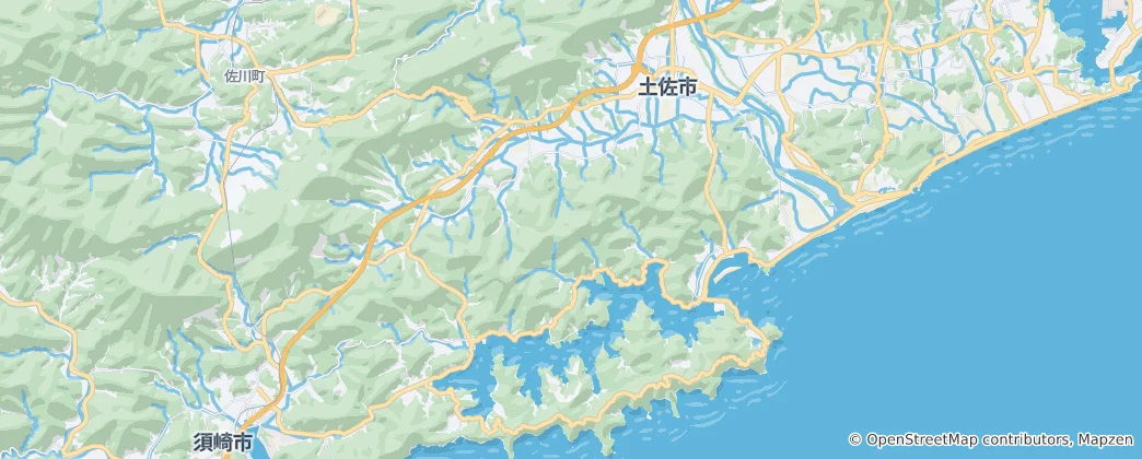 Mapa Tosa