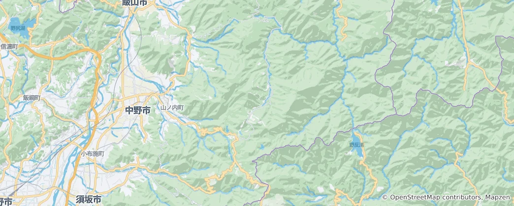 Mapa Jamanouči