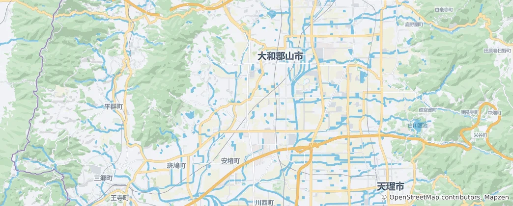 Yamatokōriyama Haritası